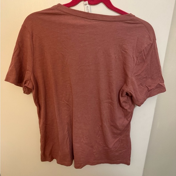 Snorg Tees Size Large Mauve Graphic Tee - Winnie the Pooh shhh… coffee first - Picture 4 of 5